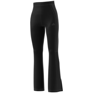 Adidas Tiro CUT 3 Stripes Stretchy Velour Flared LEG Leggings Damen Tights