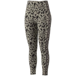 Adidas Essentials 3 Stripes Animal Print Leggings Damen Tights