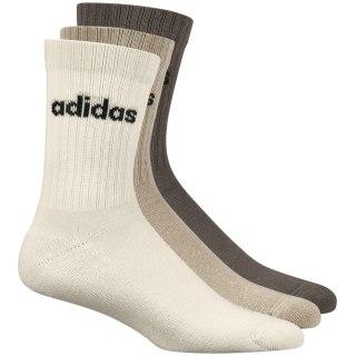 Adidas Linear Crew Cushioned Socken, 3 Paar Unisex