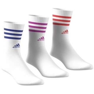 Adidas 3-Streifen Cushioned Crew Socken, 3 Paar Kinder