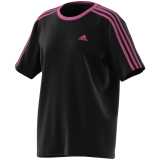 Adidas Essentials 3-Streifen Cotton Loose Fit Boyfriend Mädchen T-Shirt