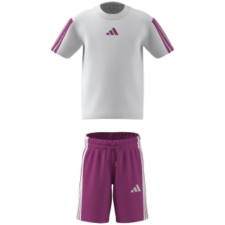 Adidas LK 3S T-Set 160 Kinder Jogginganzug