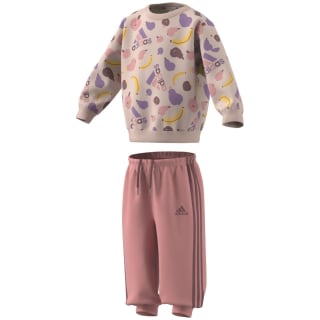Adidas Essentials Allover Print Kids Jogginganzug Kinder