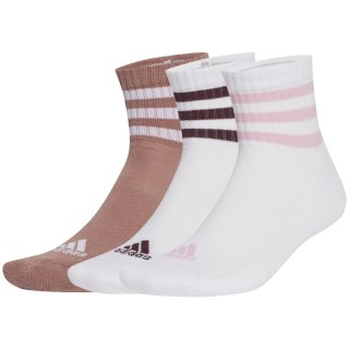 Adidas 3-Streifen Cushioned Sportswear Mid-Cut Socken, 3 Paar Unisex