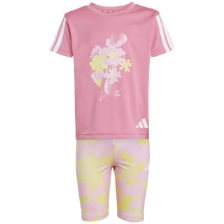 Adidas Train Essentials Flower Print Set Mädchen Jogginganzug