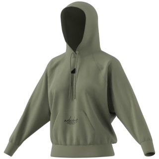Adidas Signature Graphic Embroidery French Terry Loose Damen Kapuzensweater