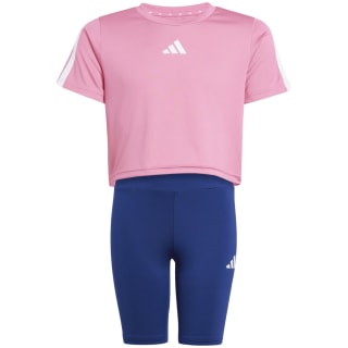 Adidas JG Tr-Es 3S SET Kinder Jogginganzug