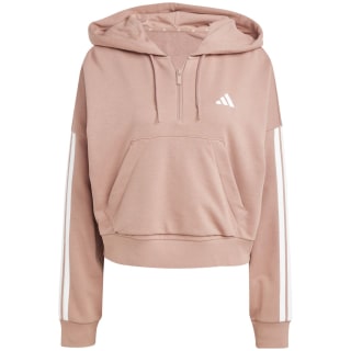 Adidas W 3S FT QZ HD Damen Kapuzensweater