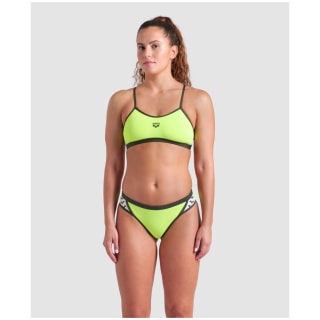 Arena Icons Cross Back Solid Damen Bikini