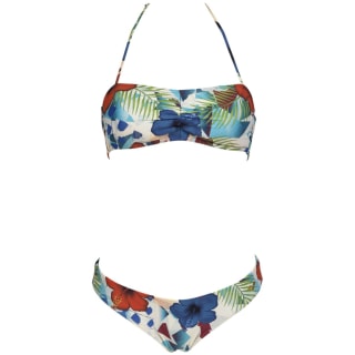 Arena Bandeau Allover Damen Badeanzug