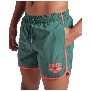 Arena Big Logo Borders Beach Herren Badehose