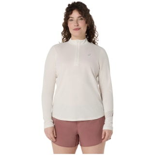 Asics Icon Half-Zip Damen T-Shirt