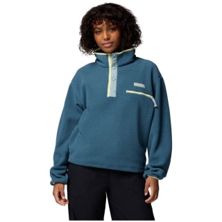 Columbia Helvetia II Cropped Half Snap Fleece Damen Rollkragenpullover