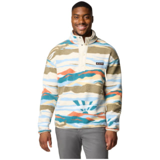 Columbia Helvetia II Printed Half Snap Fleece Herren Rollkragenpullover