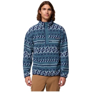 Columbia Helvetia II Printed Half Snap Fleece Herren Rollkragenpullover