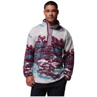 Columbia Helvetia II Printed Half Snap Fleece Herren Rollkragenpullover