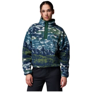 Columbia Helvetia II Printed Cropped Half Snap Damen Rollkragenpullover Columbia Helvetia II Printed Cropped Half Snap Damen Rollkragenpullover
