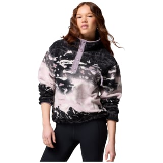 Columbia Helvetia II Printed Cropped Half Snap Damen Rollkragenpullover