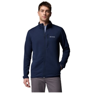 Columbia Essential Hike Grid Fleece Full Zip Herren Rollkragenpullover