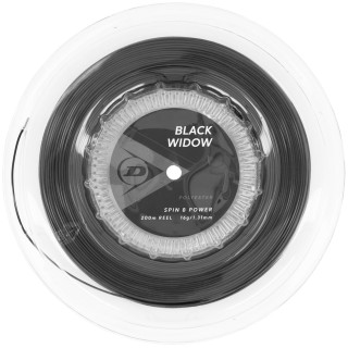 Dunlop Black Widow 1.31mm 200m Reel Tennissaiten