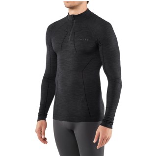 Falke Wool-Tech Zip Regular Herren Unterhemd