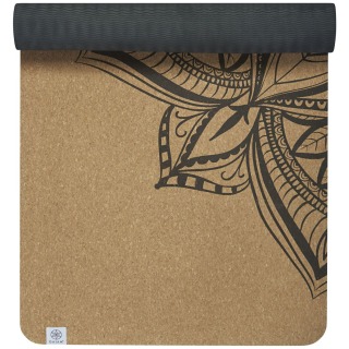 Gaiam Cork Mandala Yoga 5mm Printed Yoga-Matten