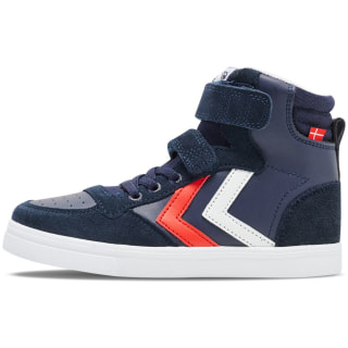 Hummel Slimmer Stadil Leather High Junior Kinder Freizeitschuhe
