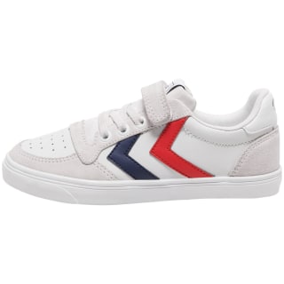 Hummel Slimmer Stadil Leather Low Junior Kinder Freizeitschuhe