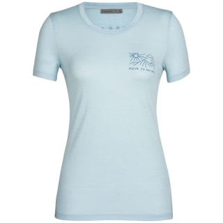Icebreaker Tech Lite II Mountain Lake Damen T-Shirt