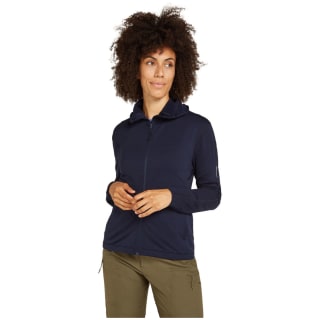 Icebreaker Merino 360 Realfleece Elem Z Hood Damen Kleid