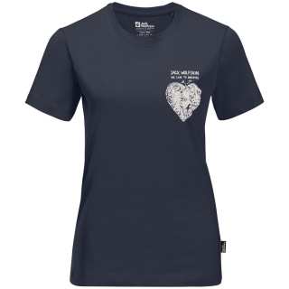 Jack Wolfskin Discover Heart Damen T-Shirt