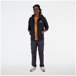 New Balance NB Essentials Stacked Logo Full Zip  Herren Schlupfjacke