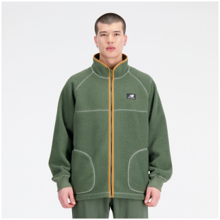 New Balance Athletics Polar Fleece Full Zip Herren Jacke