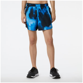 New Balance Printed Impact Run 5 Inch Short Herren Shorts