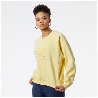New Balance NB Athletics Crew Damen Kapuzensweater