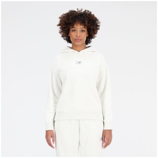 New Balance Essentials Brushed Back Fleece Damen Kapuzensweater