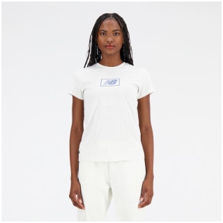 New Balance Essentials Cotton Jersey Athletic Fit Damen T-Shirt