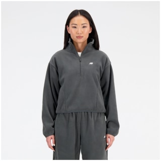 New Balance Athletics Polar Fleece 1/4 Zip Damen T-Shirt