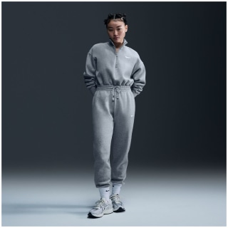 Nike Sportswear Phoenix Oversized 1/2-Zip Crop Damen Sweatshirt