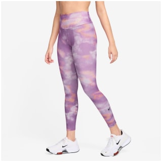 Nike One High-Waisted 7/8 Printed Damen Tights