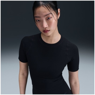 Nike Zenvy Dri-Fit Wide Ribbed Damen T-Shirt