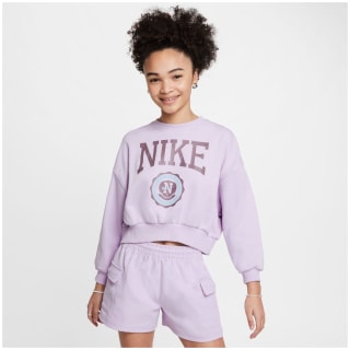 Nike G NSW Club FT BXY Crew GX Star Mädchen Sweatshirt