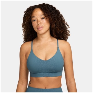 Nike Indy Light Support Padded Floral Damen T-Shirt