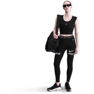 Nike Pro Mid-Rise 7/8 Mesh-Panel Graphic Damen Tights