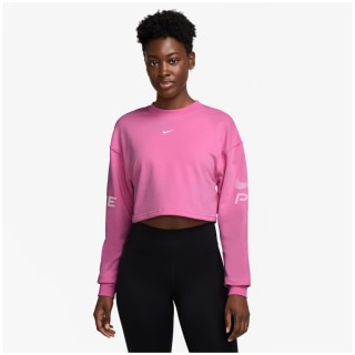 Nike Pro Dri-Fit Loose Crew-Neck French Terry Damen T-Shirt