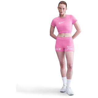 Nike Pro Dri-Fit Cropped Graphic Damen T-Shirt