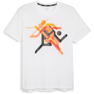 Puma RUN Faster Icons Graphic Herren T-Shirt