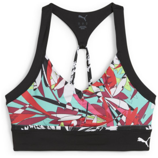 Puma 4Keeps Tropical AOP Longline Damen Sport-BH