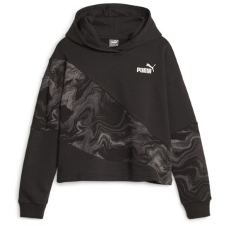 Puma Power Cat Marbleized Mädchen Kapuzensweater