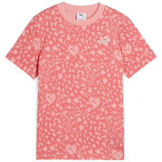 Puma Flaming Love AOP Mädchen T-Shirt